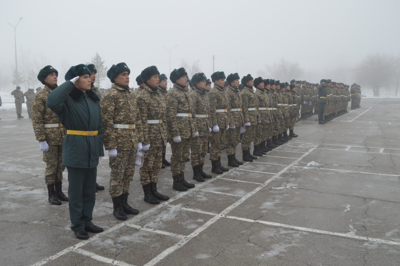 Военных срочников части 31775 проводили домой | «Life09» | Новости Караганды